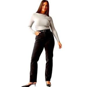 NEW ABERCROMBIE & FITCH Curve Love Ultra High Rise 90s Straight Jean Size 30/10S